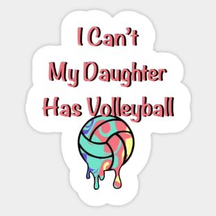 Volleyball mom Sticker